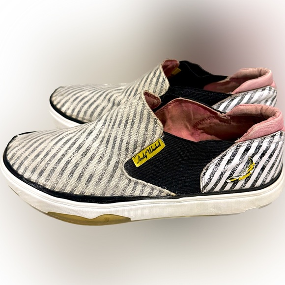 Vintage RARE Size 10 Royal Elastics Andy Warhol Striped LE Numbered Sneakers - Picture 4 of 8